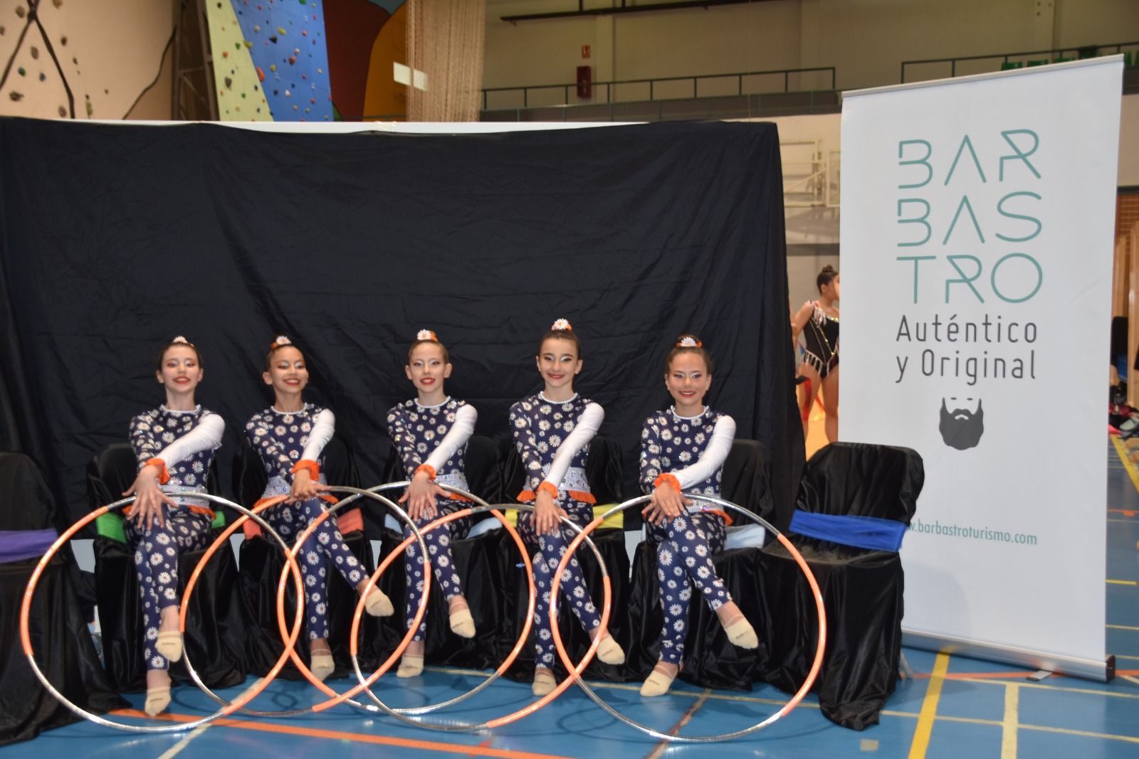 Imágenes del Trofeo Aragón Promoción de Gimnasia Rítmica, Infantil Base Club 90
