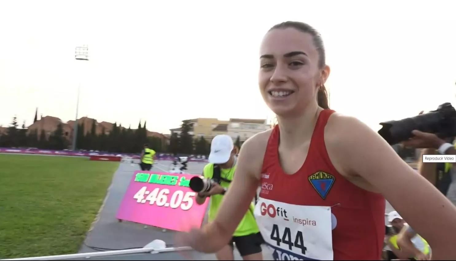 Marí Aso ganadora y feliz. Marí Aso ganadora y feliz.