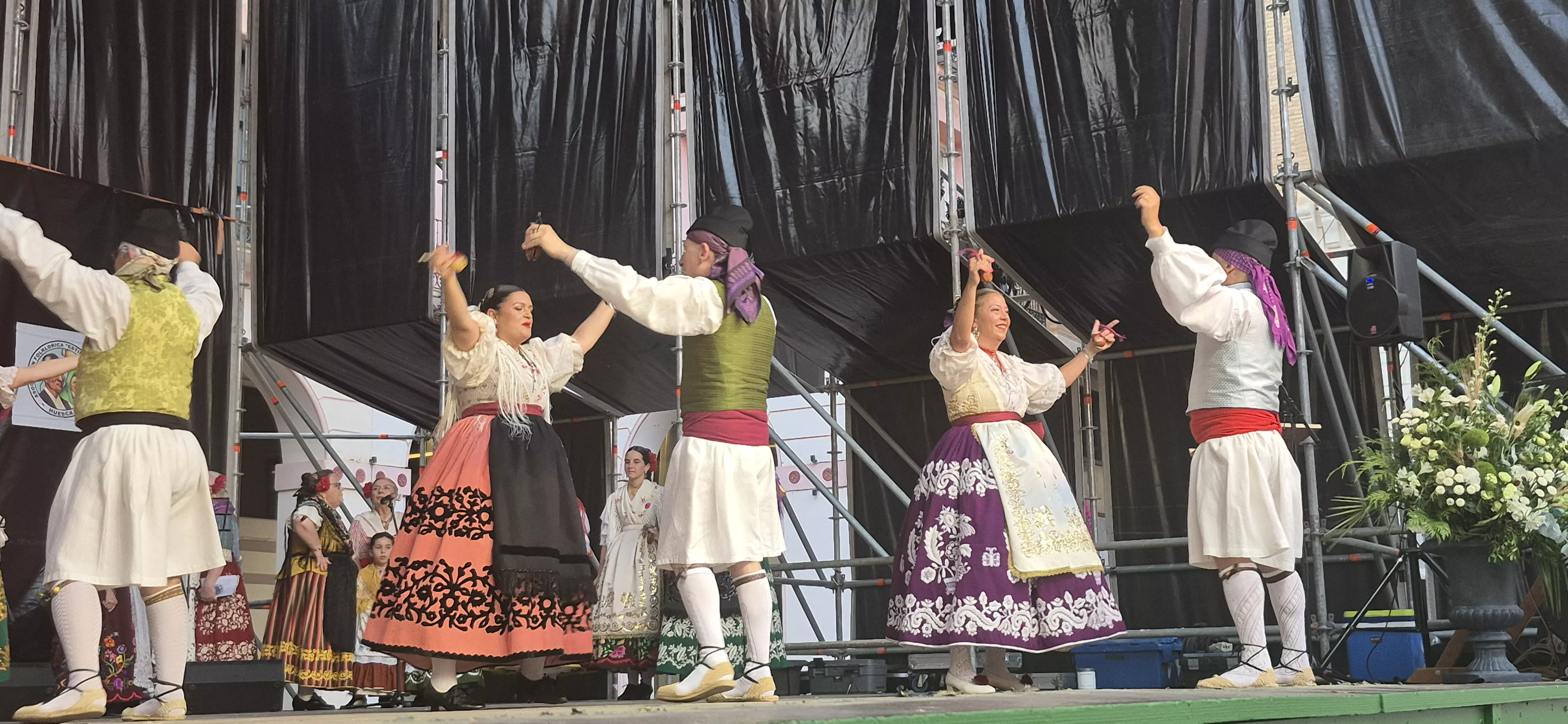 26 Festival Folklórico Castillo de Montearagón. Foto Myriam Martínez