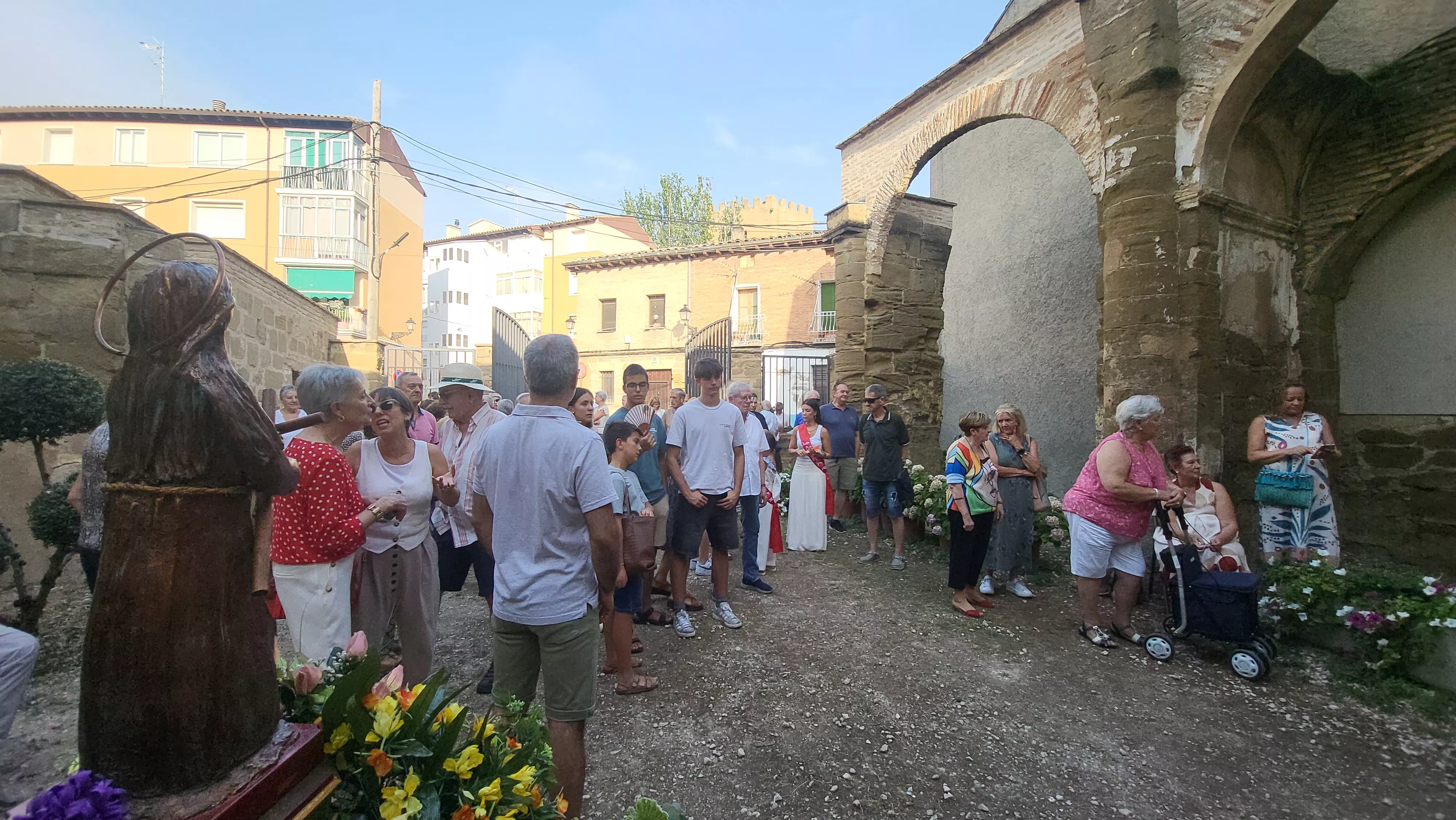 Celebración de la fiesta de La Malena en Huesca. Foto Mercedes Manterola