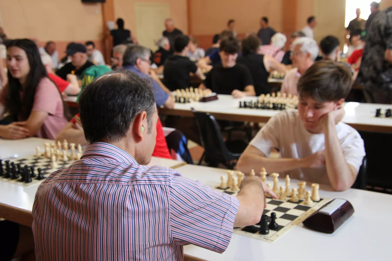 Torneo de Ajedrez de Alcubierre. Foto Carlos Neofato