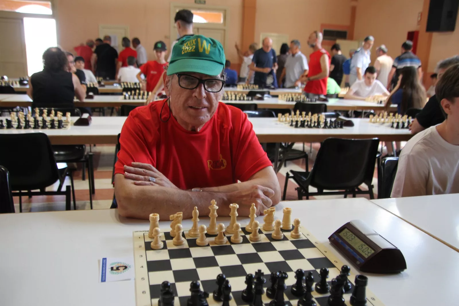 Torneo de Ajedrez de Alcubierre. Foto Carlos Neofato 