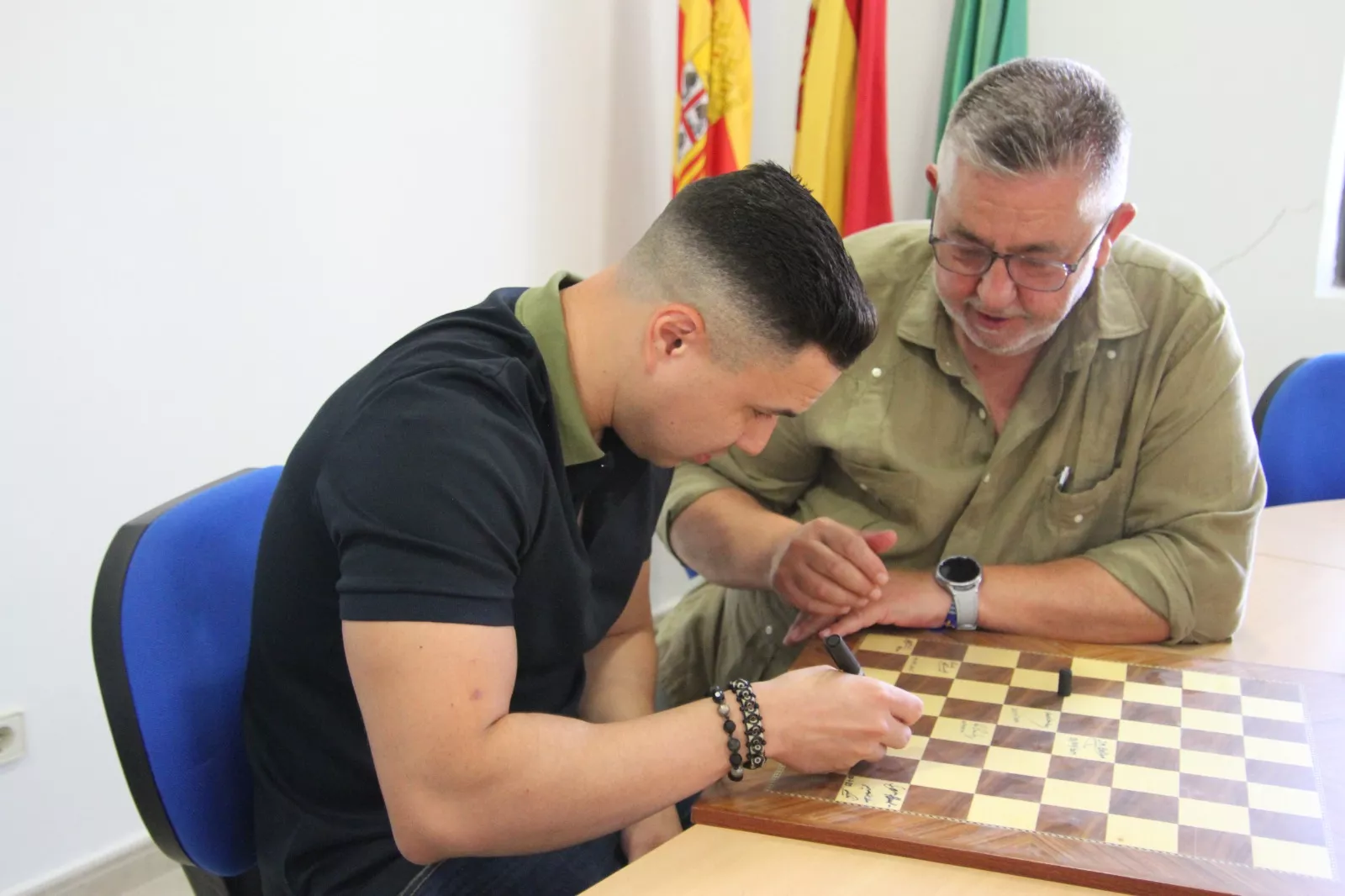 Torneo de Ajedrez de Alcubierre. Foto Carlos Neofato