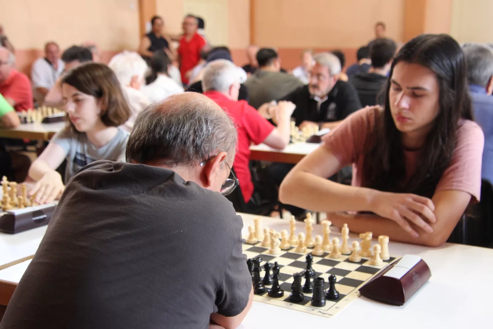 Torneo de Ajedrez de Alcubierre. Foto Carlos Neofato