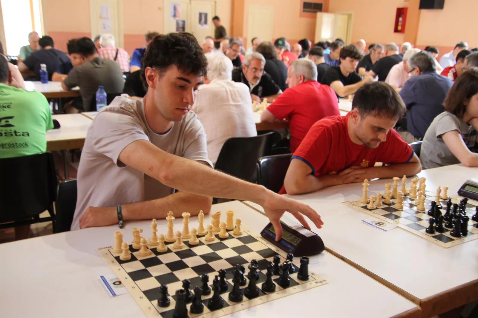 Torneo de Ajedrez de Alcubierre. Foto Carlos Neofato