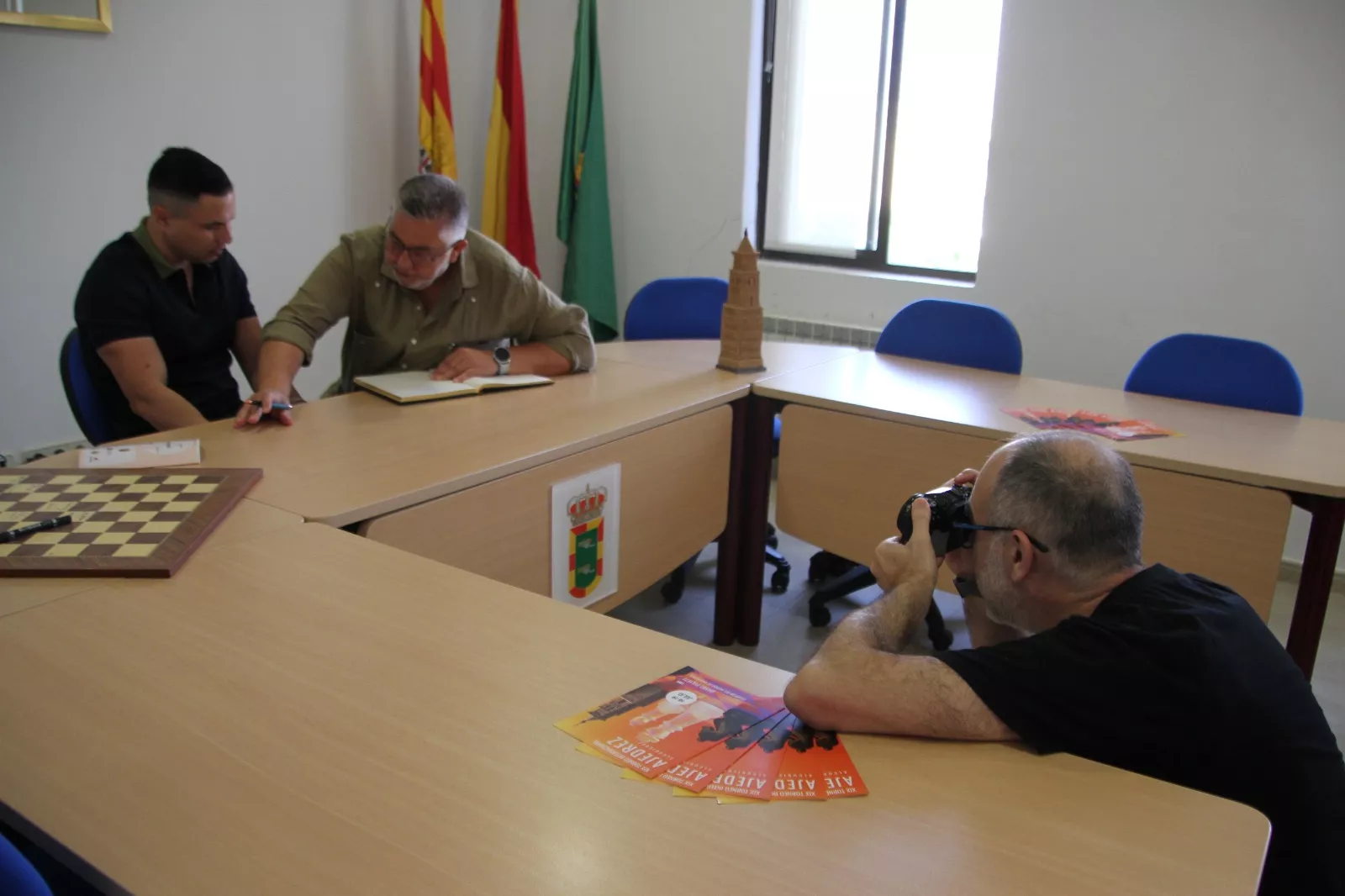 Torneo de Ajedrez de Alcubierre. Foto Carlos Neofato