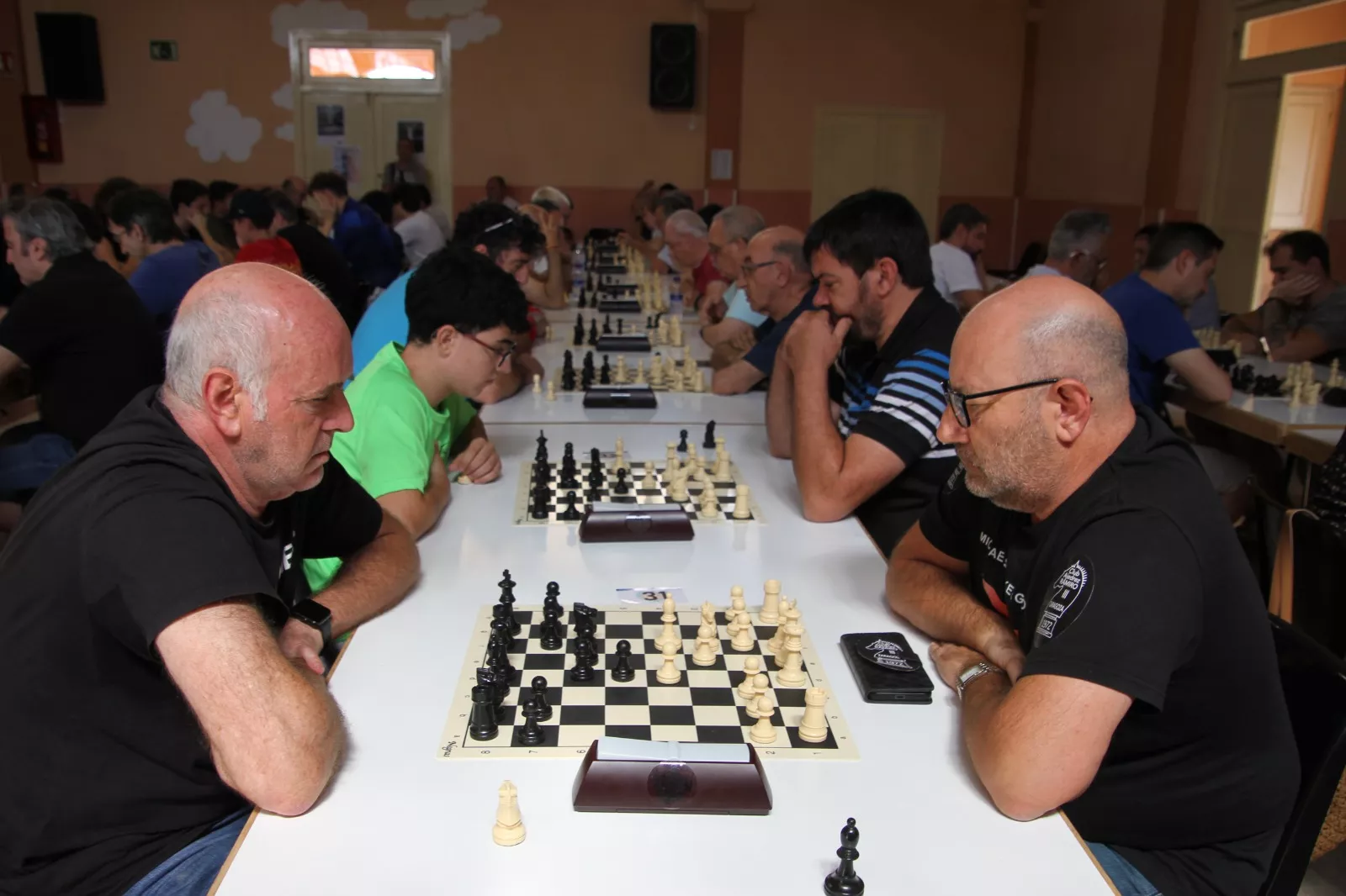 Torneo de Ajedrez de Alcubierre. Foto Carlos Neofato