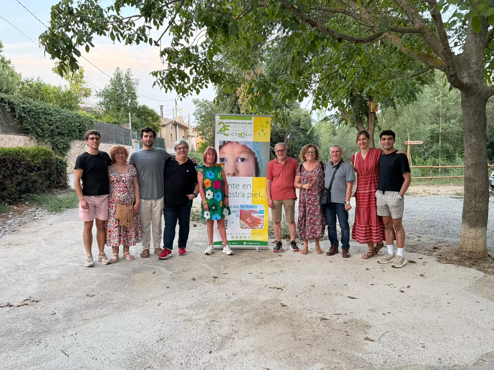Jornada celebrada en Pozán de Vero para visibilizar la ictiosis.