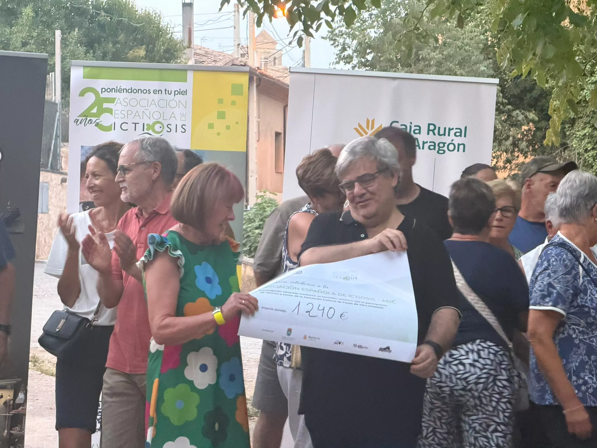 Jornada celebrada en Pozán de Vero para visibilizar la ictiosis.