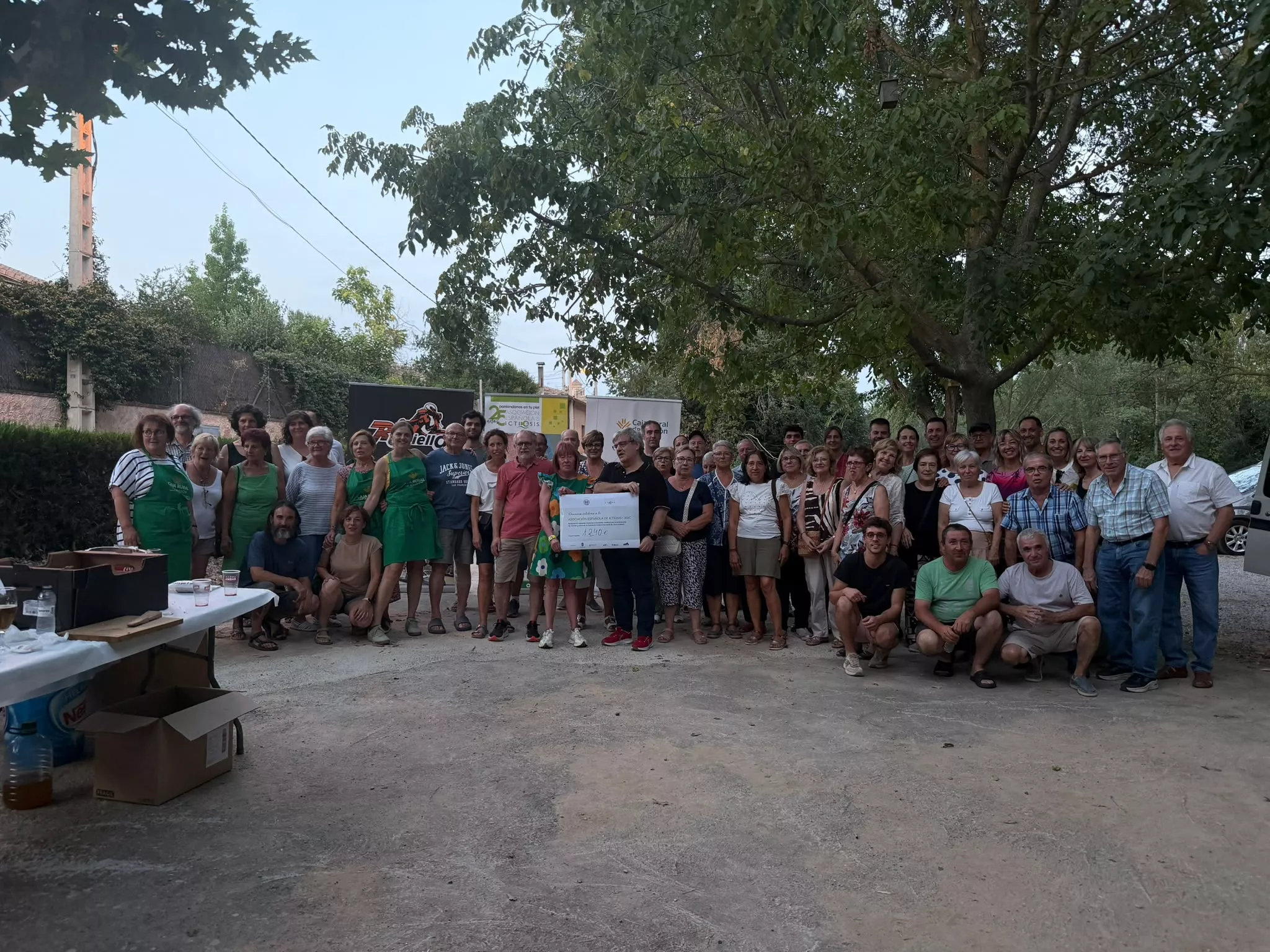Jornada celebrada en Pozán de Vero para visibilizar la ictiosis.