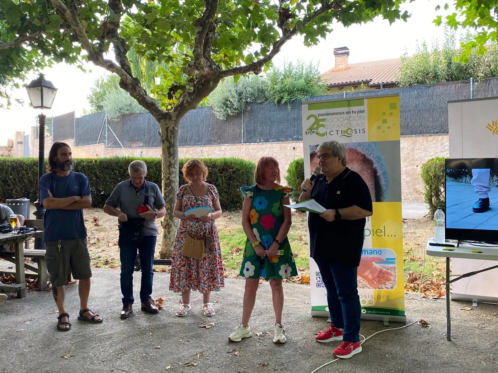 Jornada celebrada en Pozán de Vero para visibilizar la ictiosis.