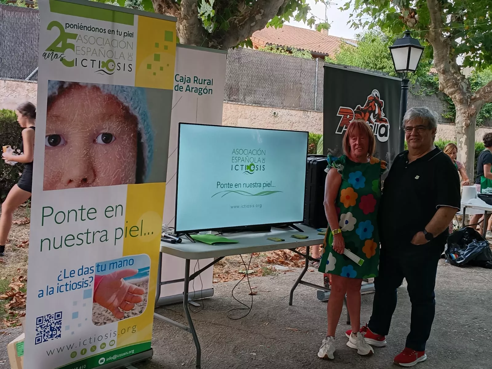 Jornada celebrada en Pozán de Vero para visibilizar la ictiosis.
