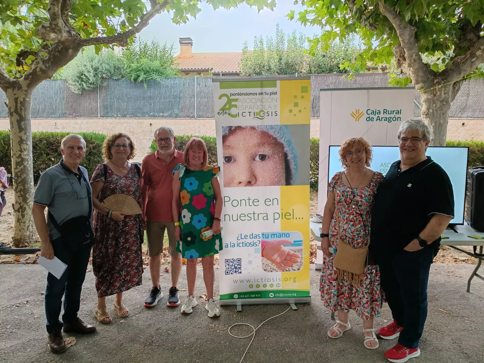 Jornada celebrada en Pozán de Vero para visibilizar la ictiosis.