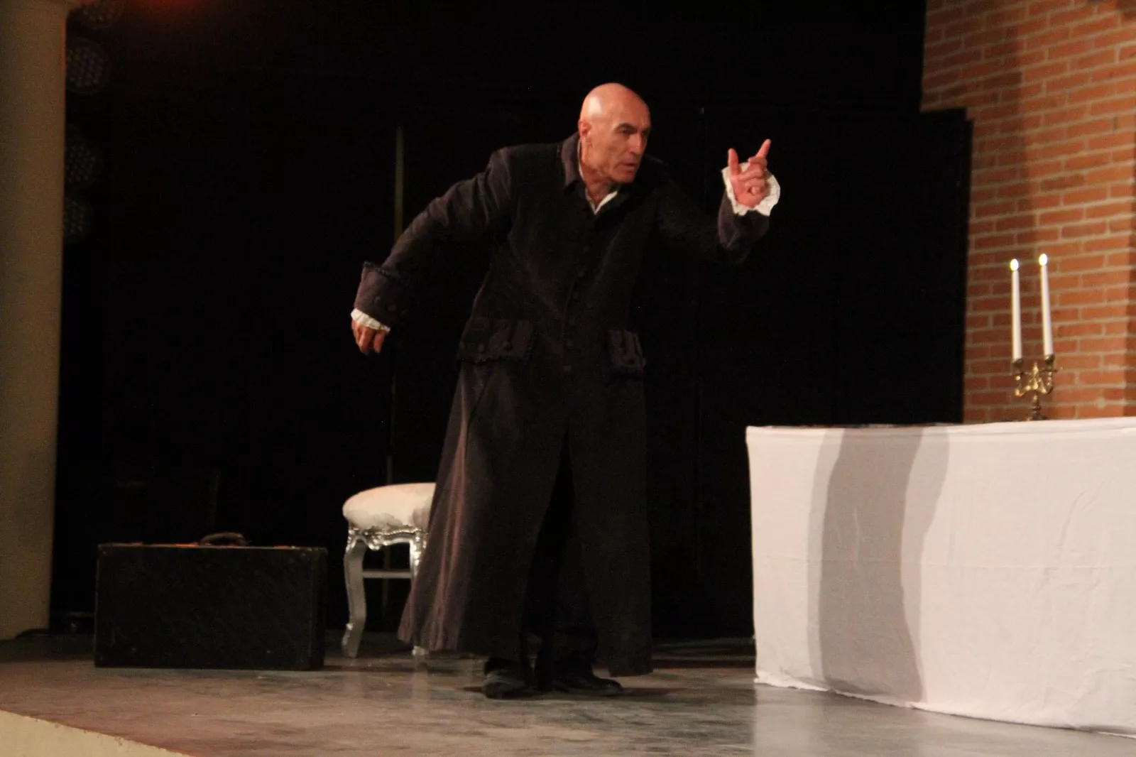 El Tartufo en el Corral de Comedias de Robres. Foto Carlos Neofato