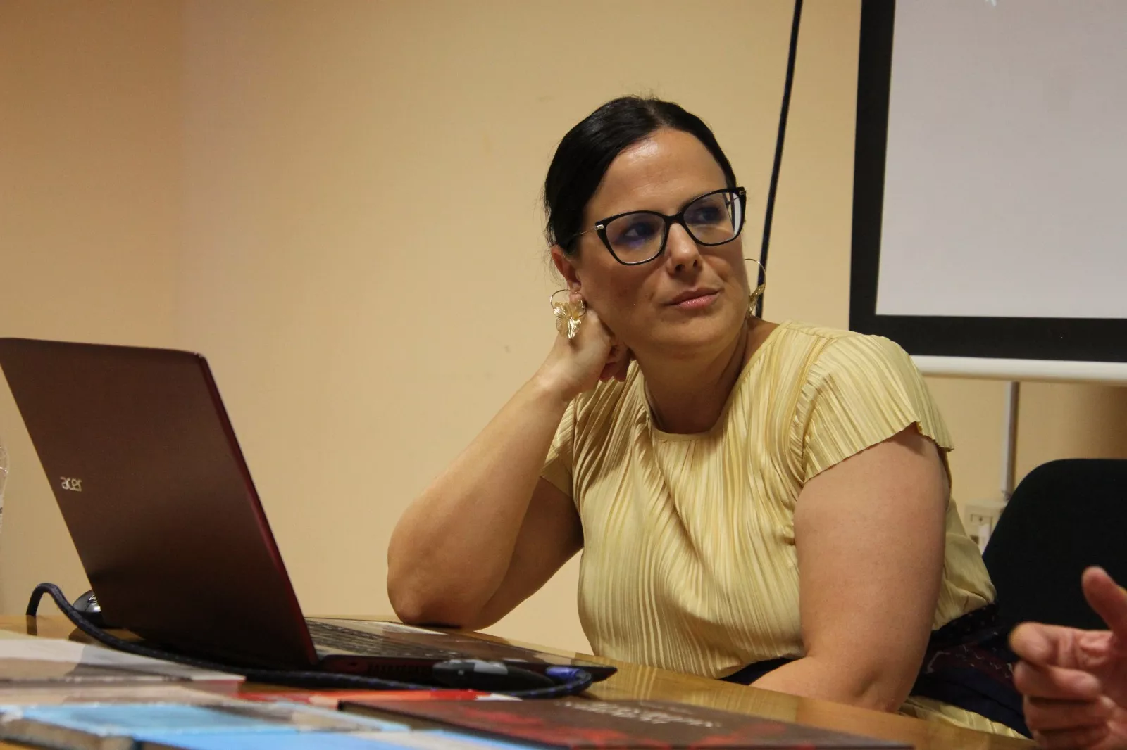 Presentación de la reedición de "Sariñena en guerra". Foto Carlos Neofato
