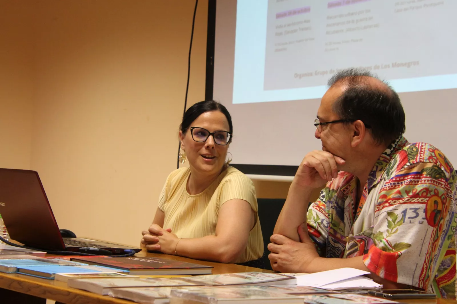 Presentación de la reedición de "Sariñena en guerra". Foto Carlos Neofato