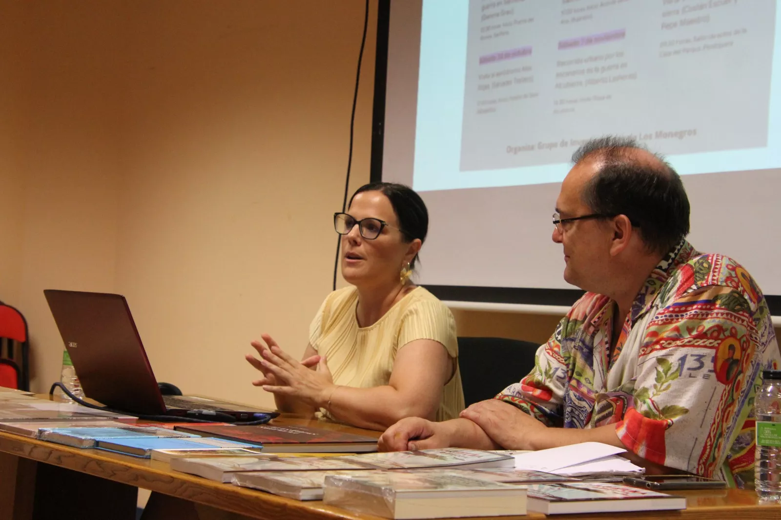 Presentación de la reedición de "Sariñena en guerra". Foto Carlos Neofato