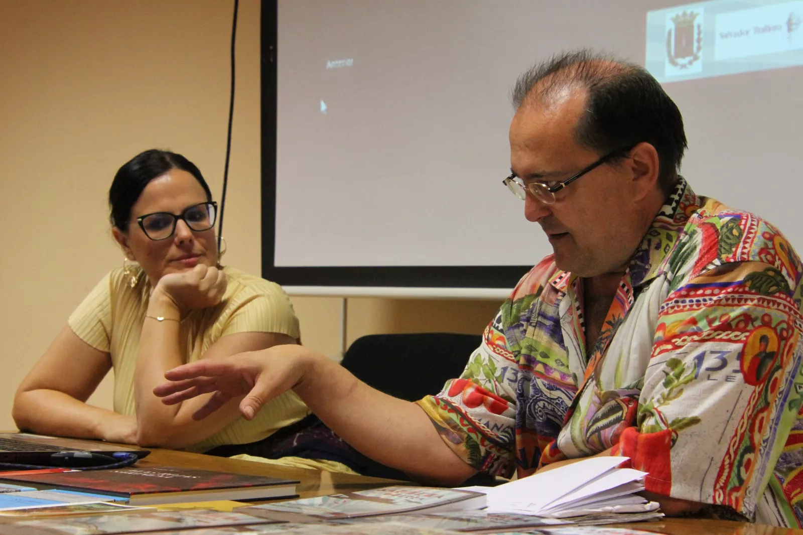 Presentación de la reedición de "Sariñena en guerra". Foto Carlos Neofato