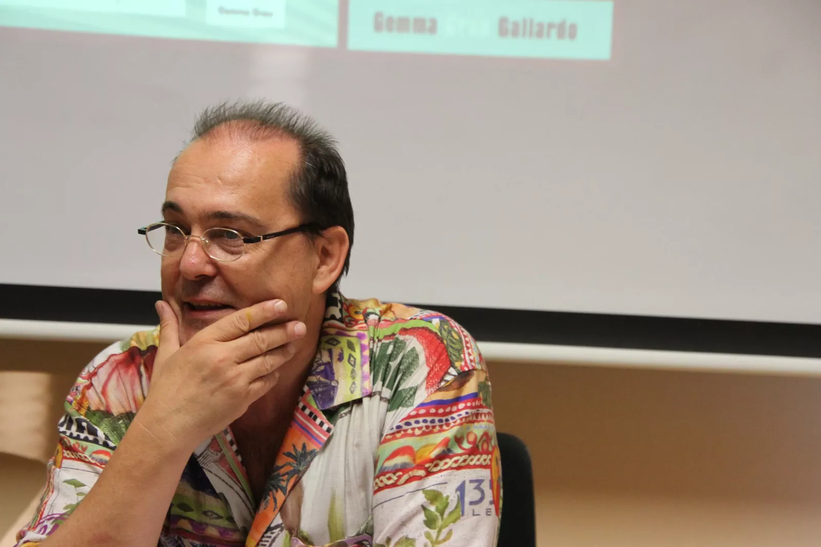 Presentación de la reedición de "Sariñena en guerra". Foto Carlos Neofato