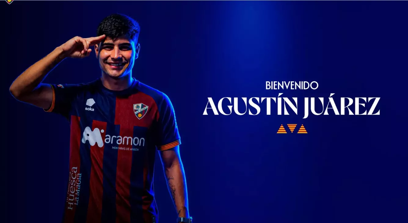 Agustín Juárez, nuevo delantero del Huesca