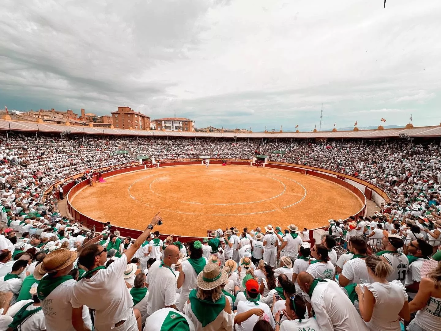 Plaza de Toros de Huesca, donde se celebra la Feria Taurina de la Albahaca