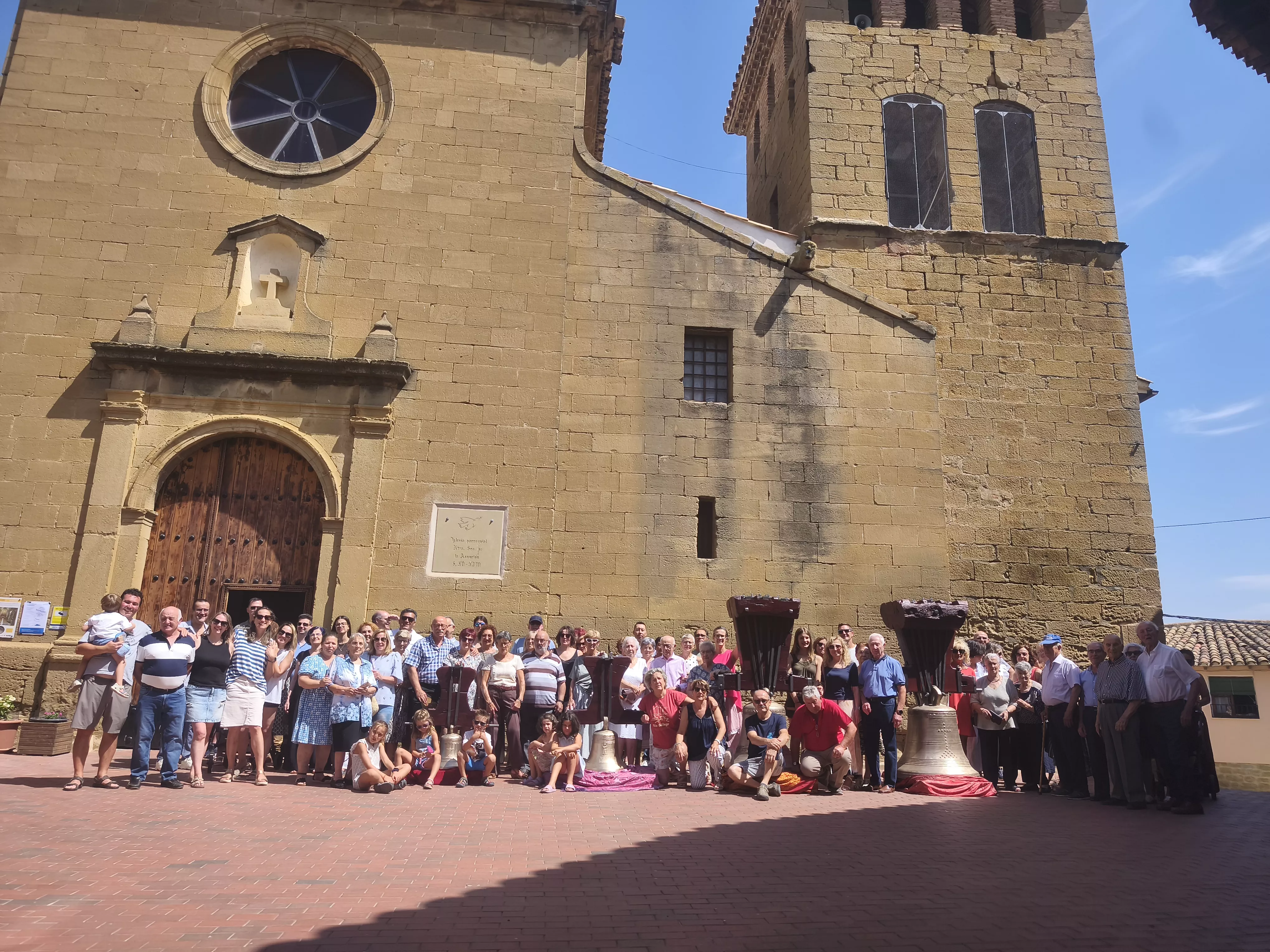 Gran fiesta de prebendición de las campanas en Biscarrués