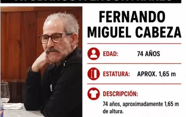 Imagen del vecino de Canfranc de 74 años desaparecido.