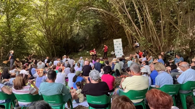 Actuación en los senderos de Hoz de Jaca