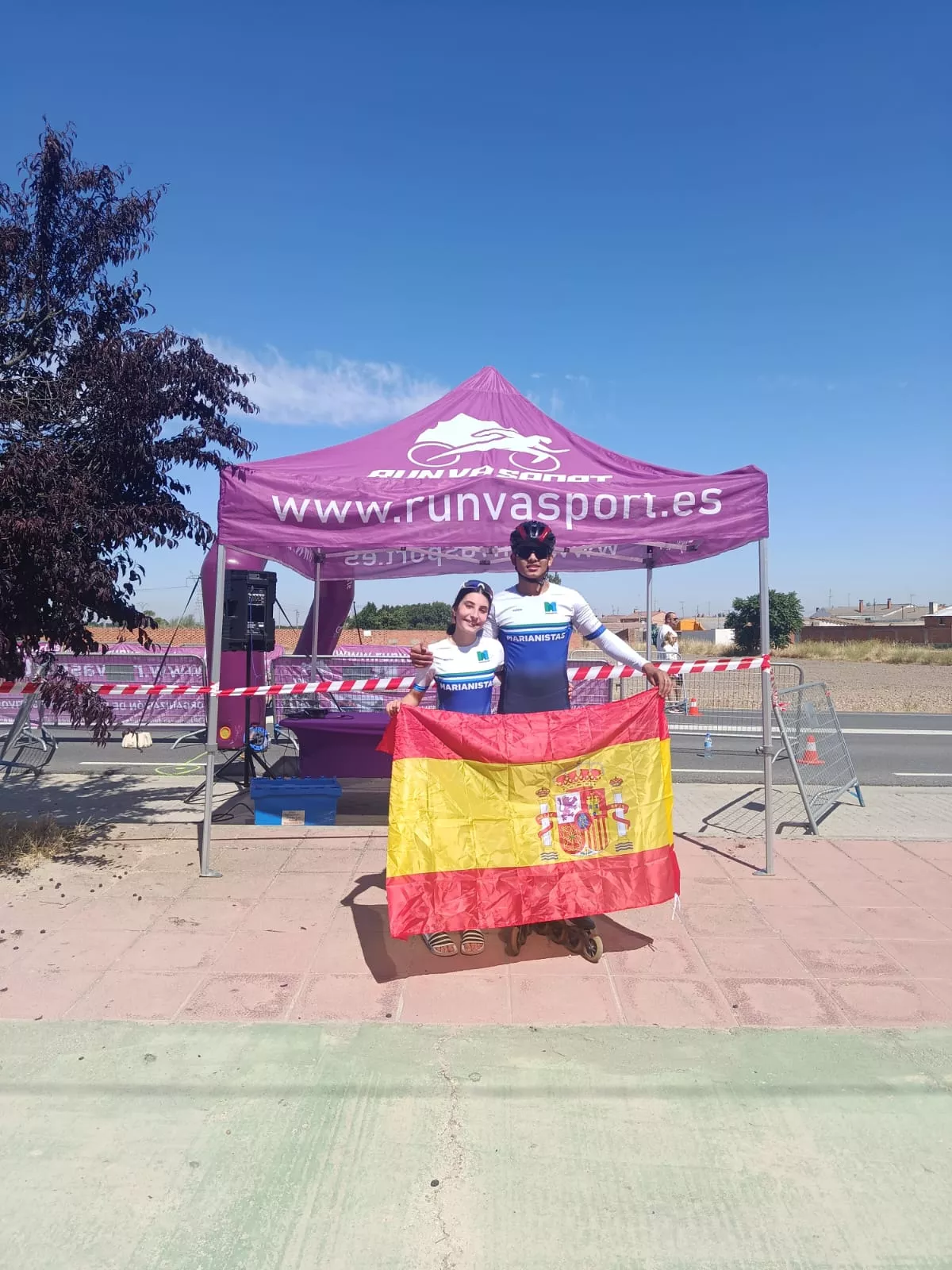 Estela Amaro Capuz, sexta en la 21 K Villa de Olmedo de patinaje de velocidad