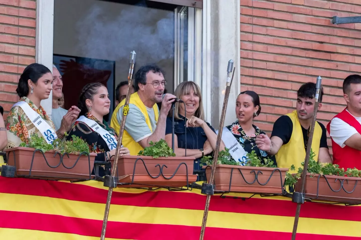 Inicio de las fiestas de Santiago de Sabiñánigo 2026. Foto Ayuntamiento de Sabiñánigo