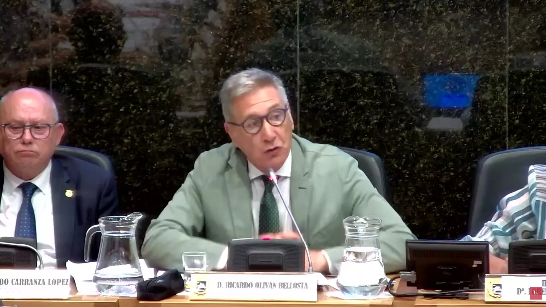 Ricardo Oliván en su intervención en el Debate sobre el Estado de la Ciudad.