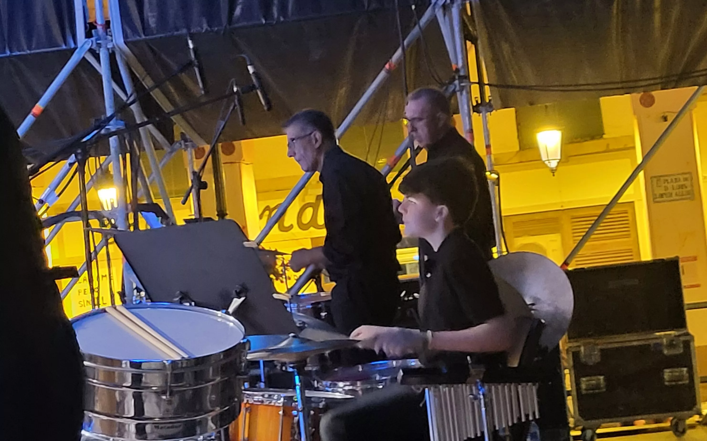 Concierto de la Banda de Música de Huesca en el Prelaurentis. Foto Mercedes Manterola