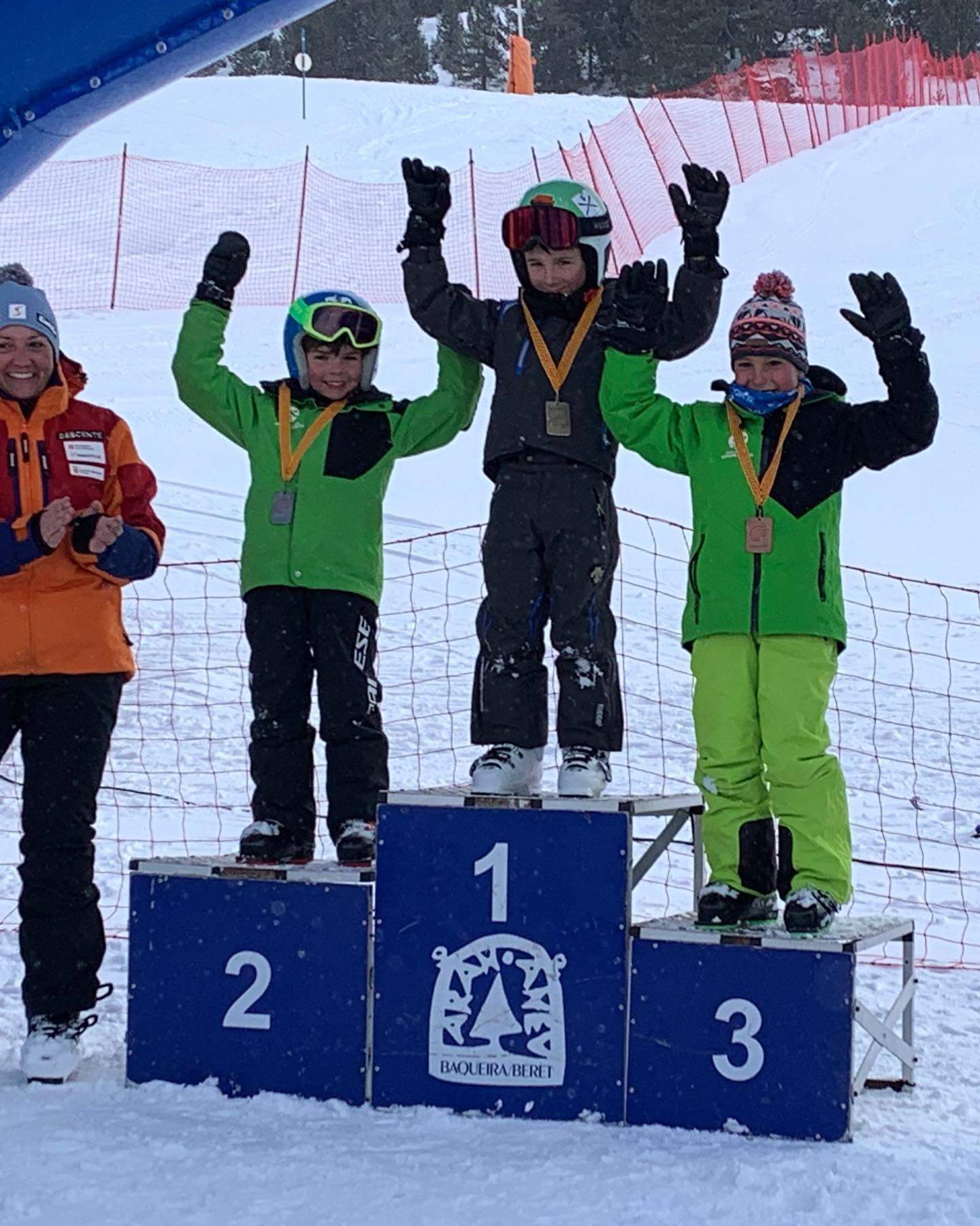 Imágenes de los U8 EC Cerler Aneto en Baqueira