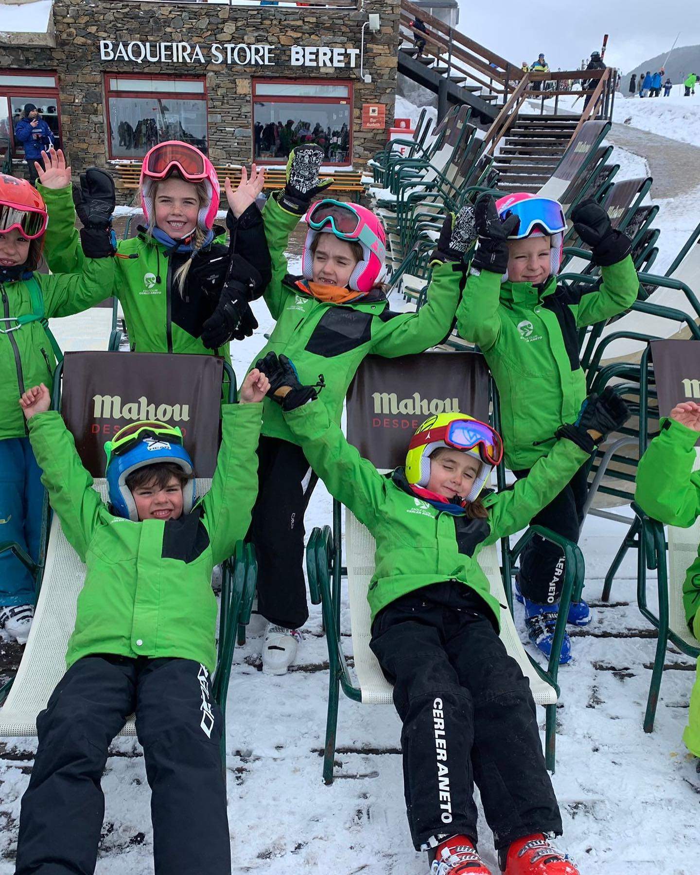 Imágenes de los U8 EC Cerler Aneto en Baqueira