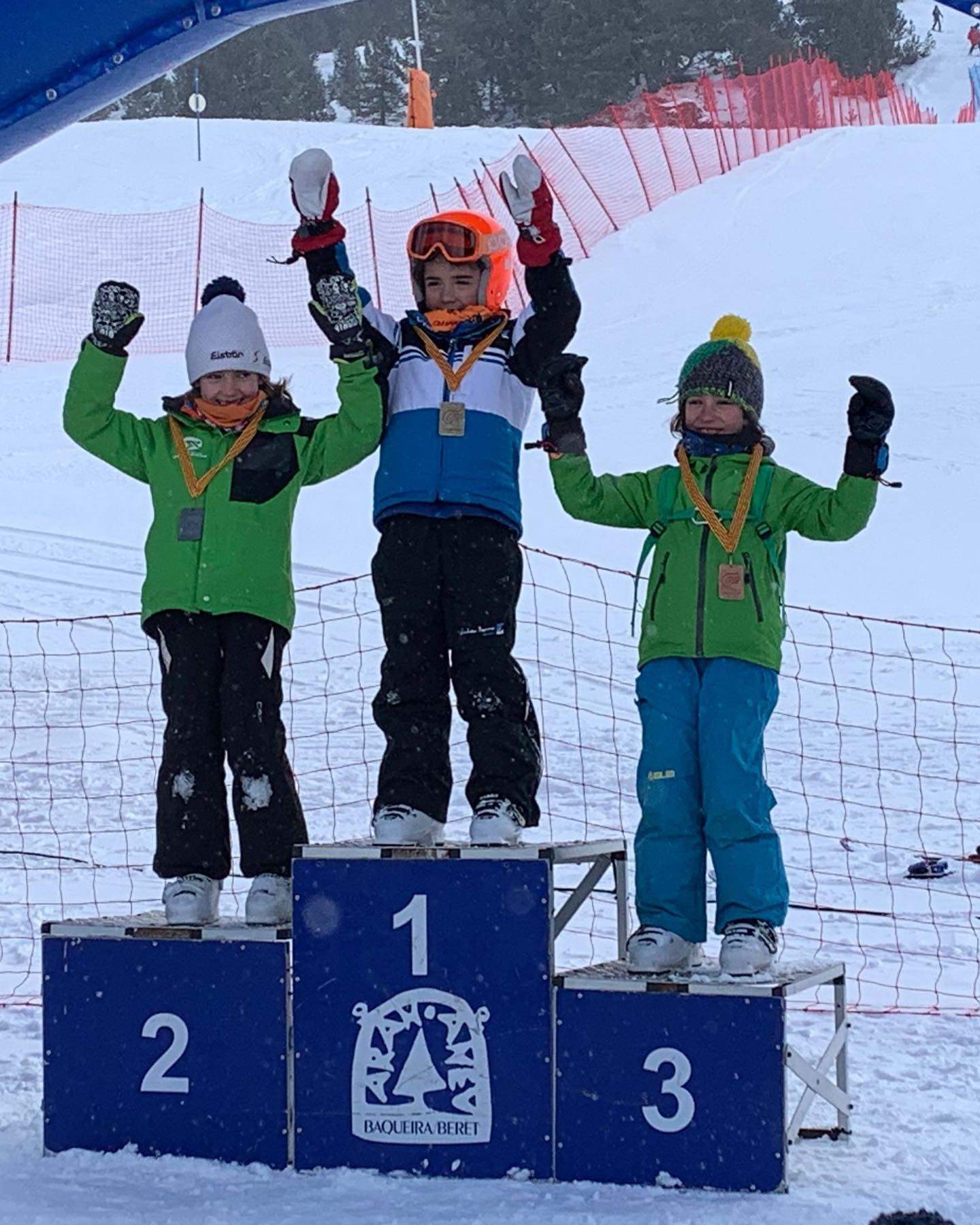 Imágenes de los U8 EC Cerler Aneto en Baqueira