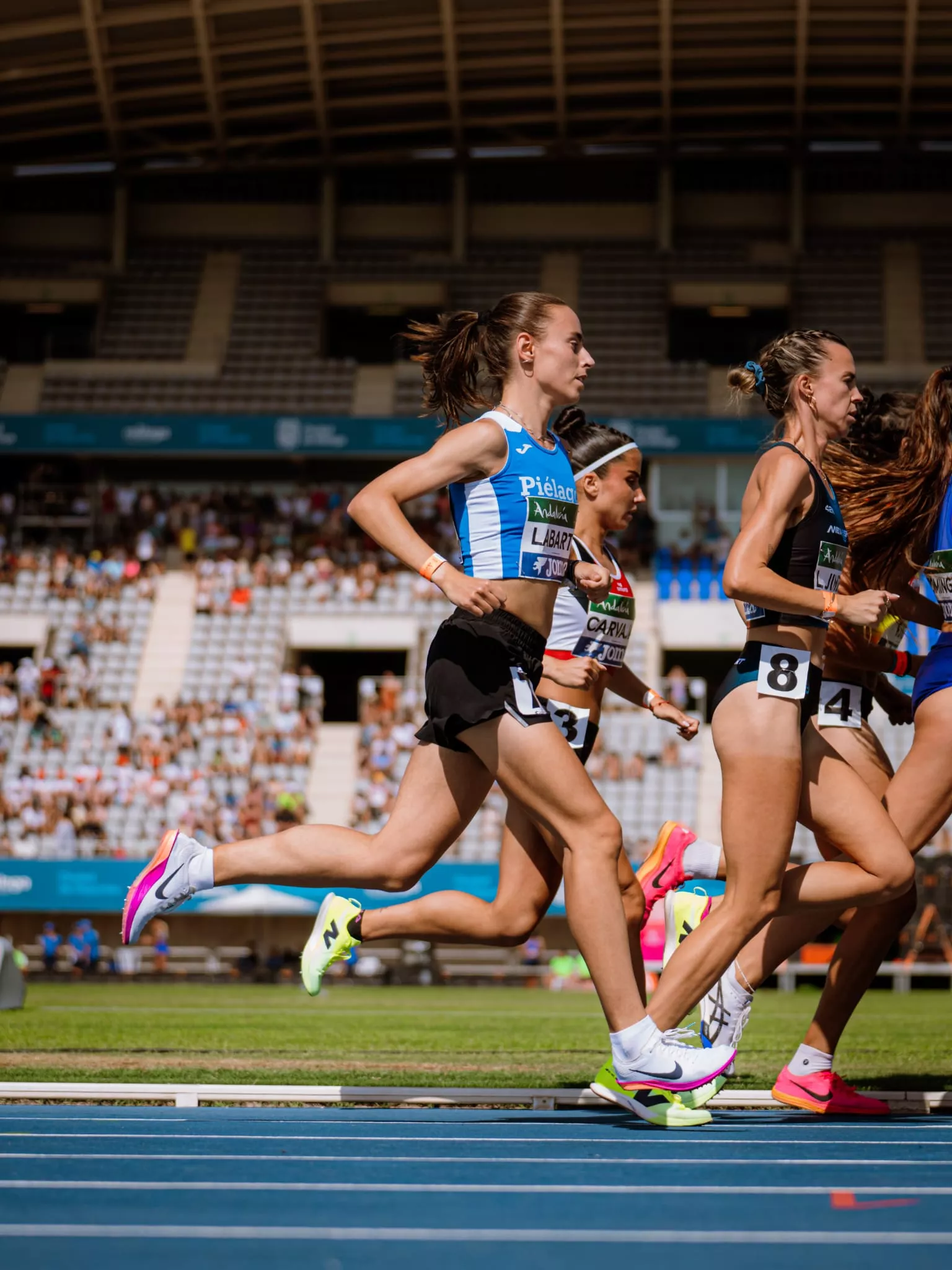 Sandra Labarta, en carrera.