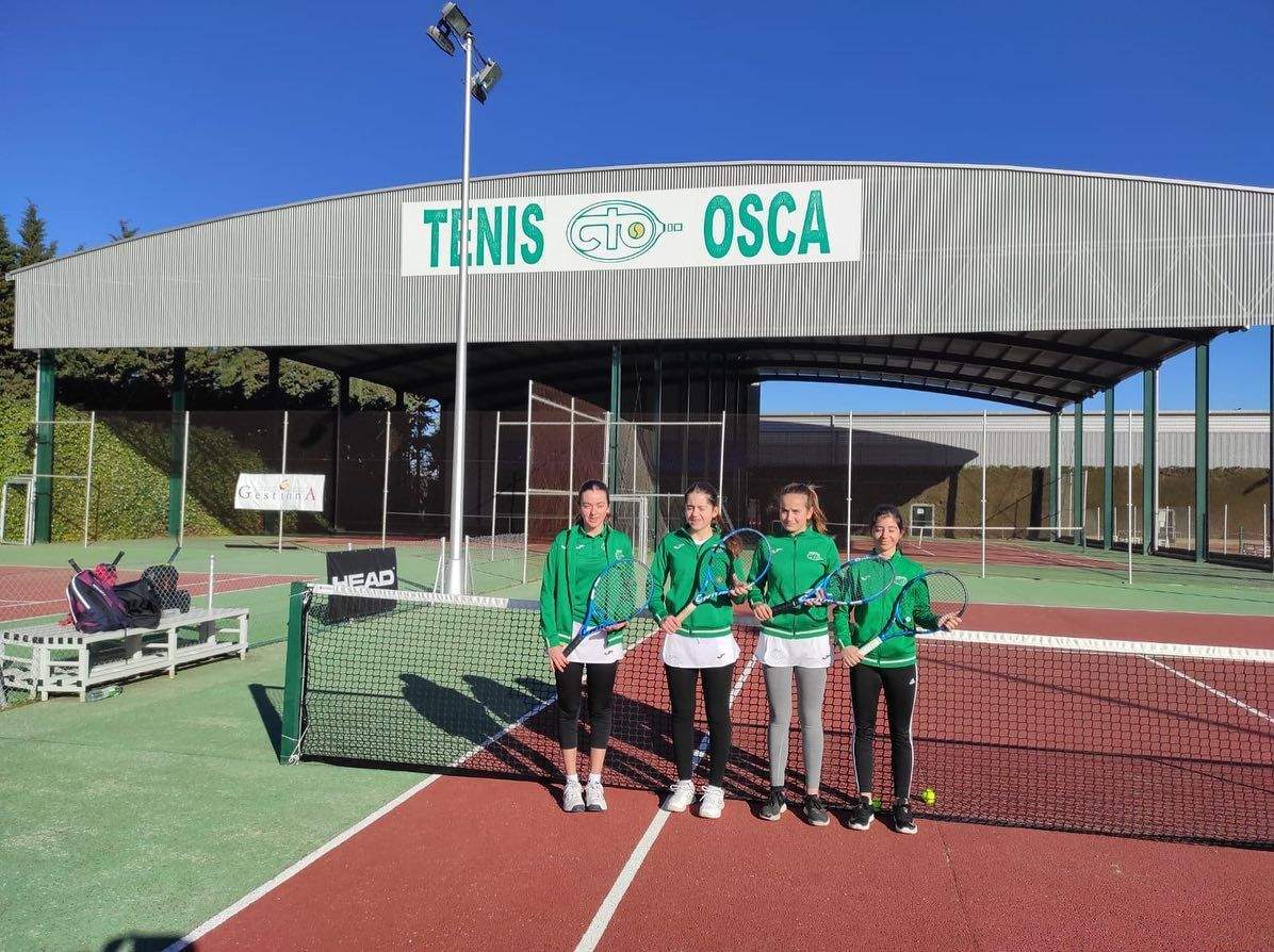 Equipo femenino Club Tenis Osca