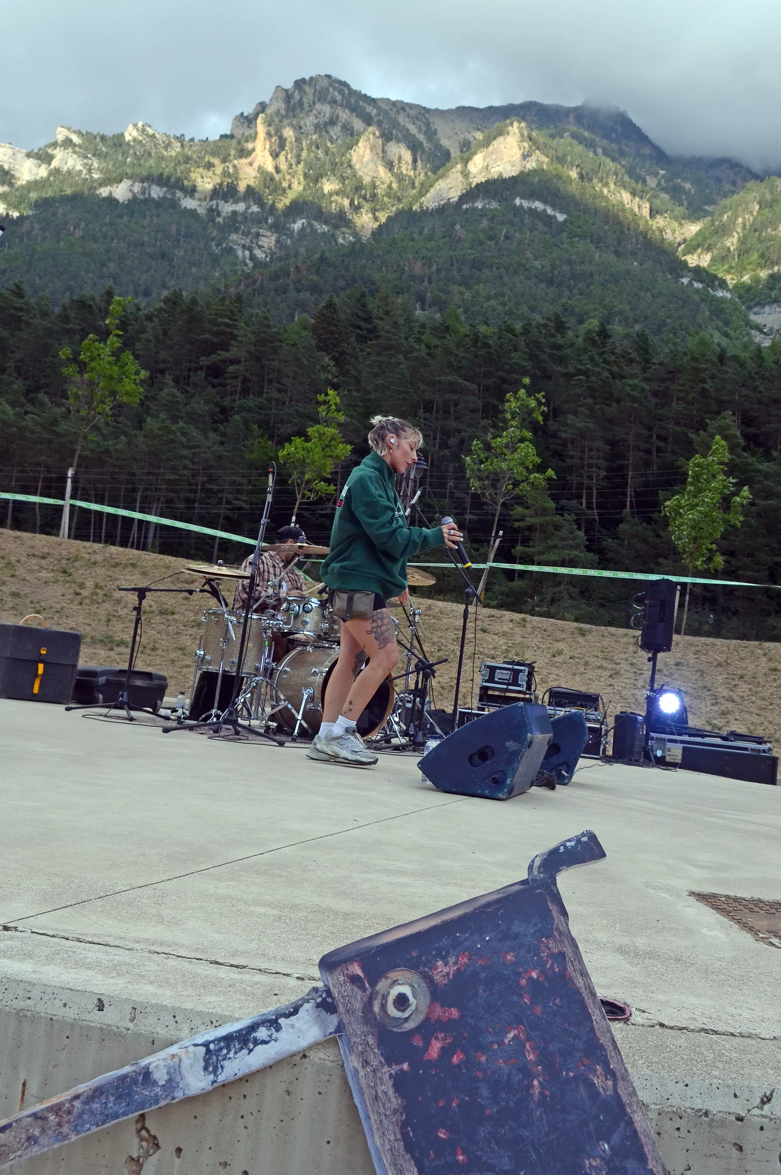 Belén Natalí en el festival Sonna celebrado en Canfranc.