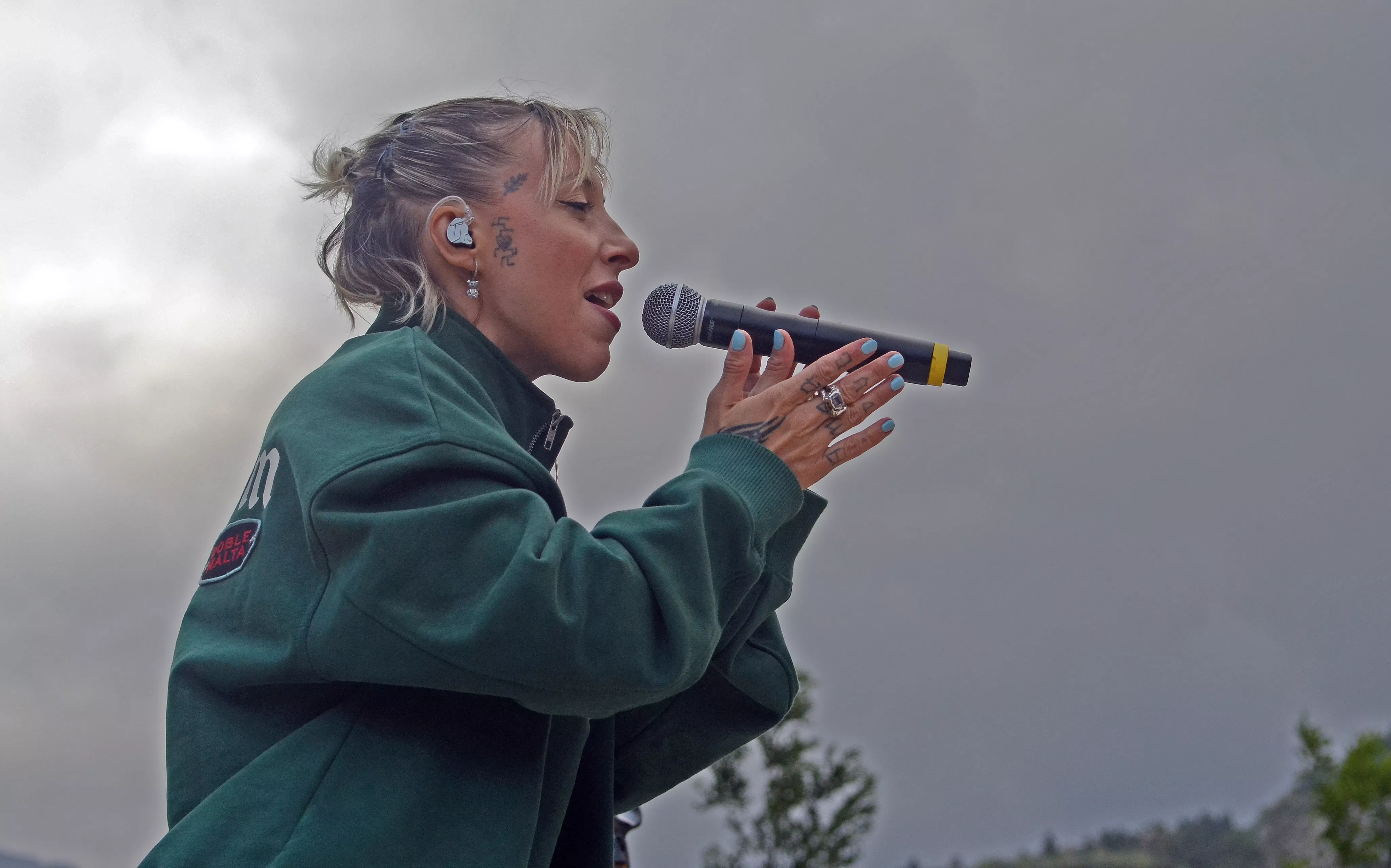 Belén Natalí en el festival Sonna celebrado en Canfranc.