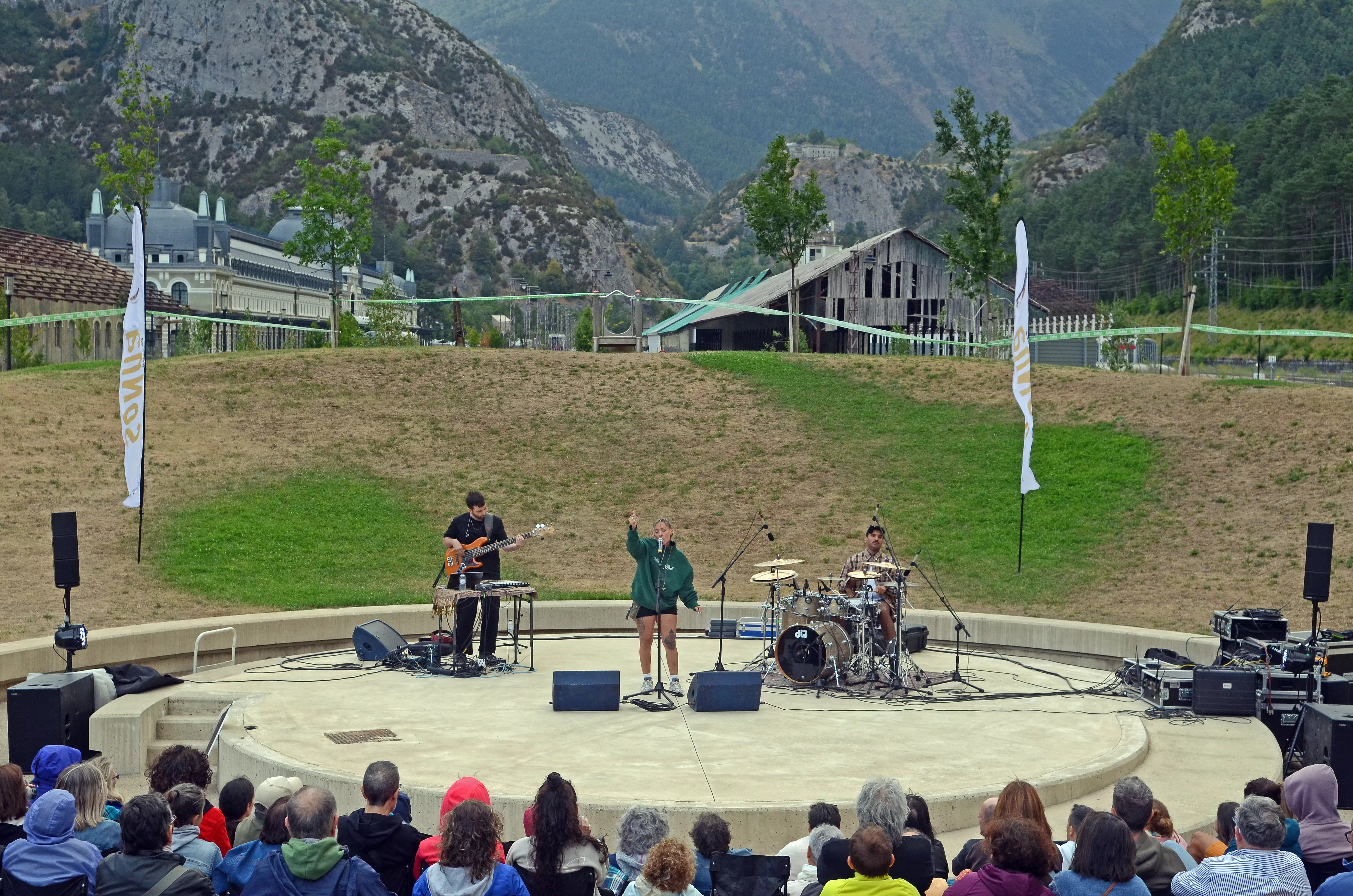 Belén Natalí en el festival Sonna celebrado en Canfranc.