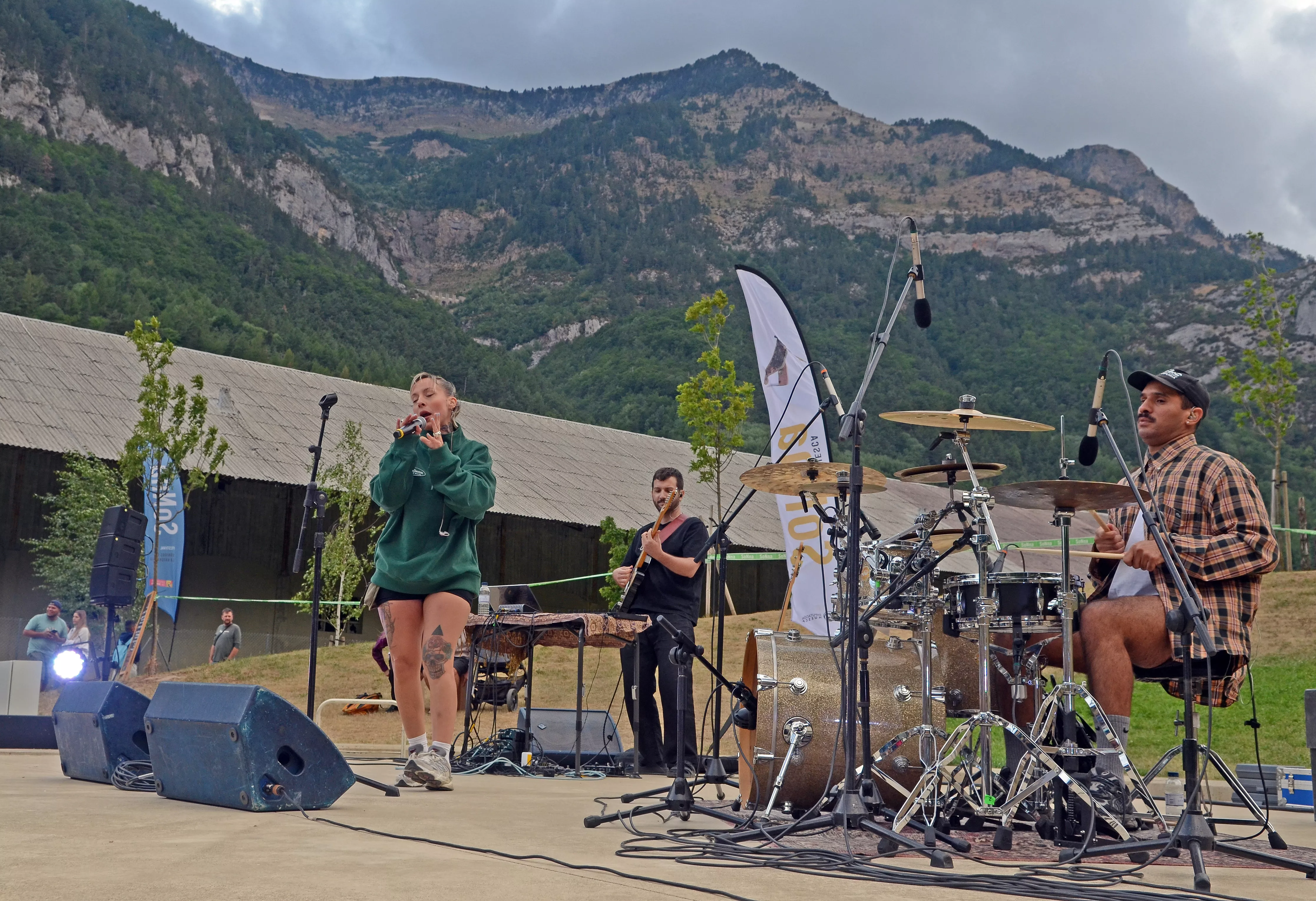 Belén Natalí en el festival Sonna celebrado en Canfranc.