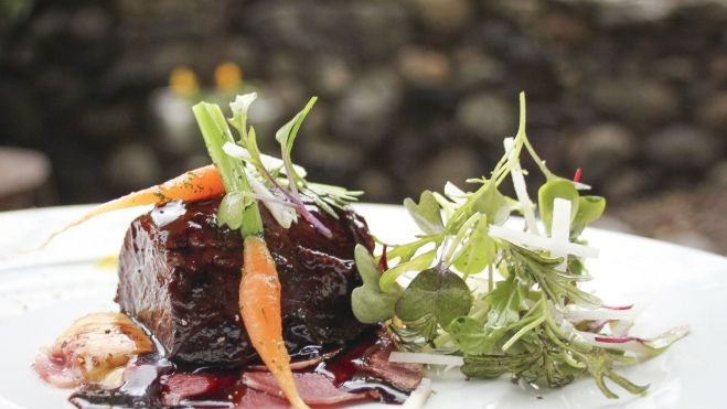 Plato del restaurane Casa Arcas Plato del restaurane Casa Arcas