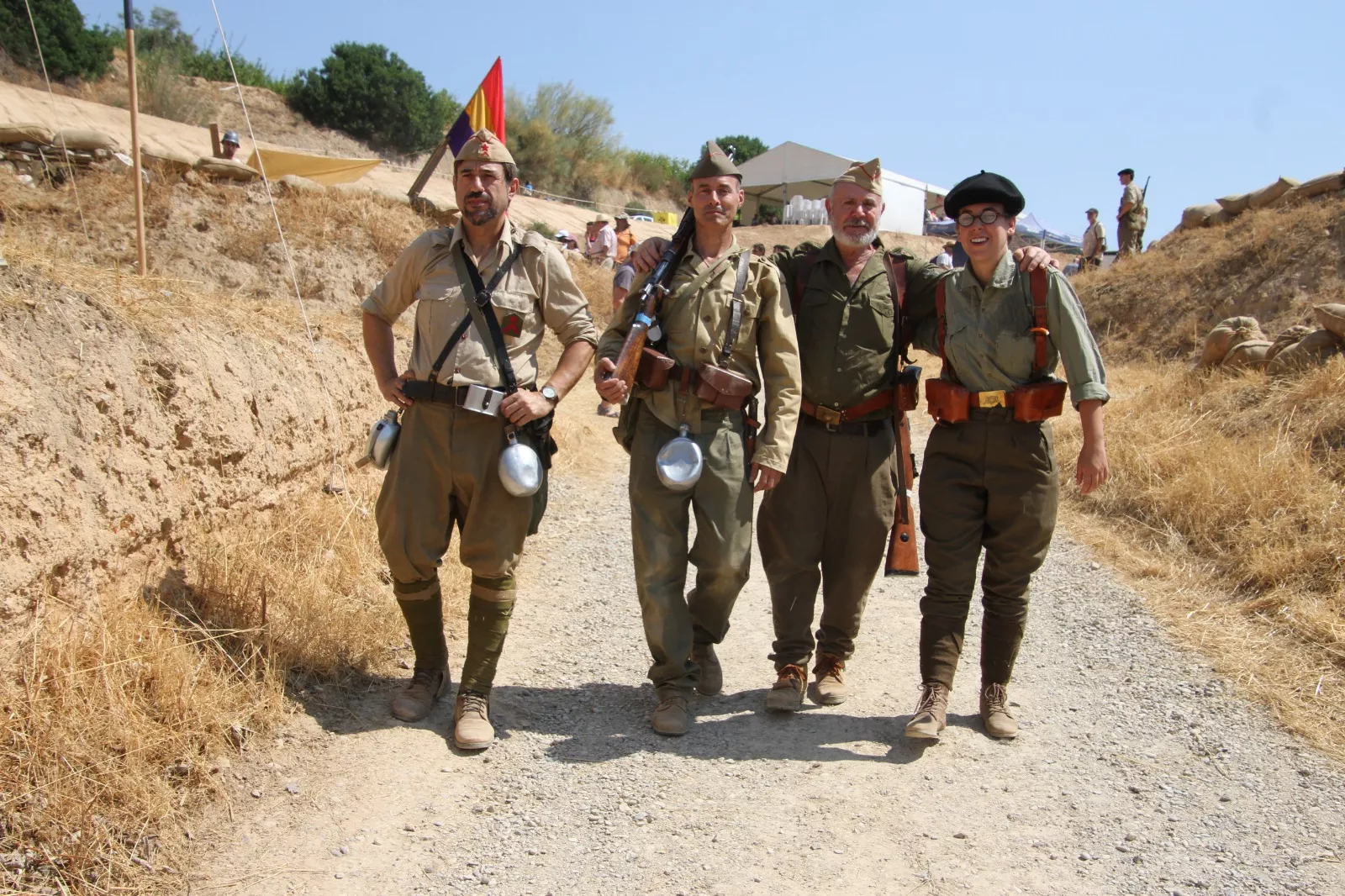 XVIII Recreación de la Batalla del Ebro en Fayón. Foto Carlos Neofato