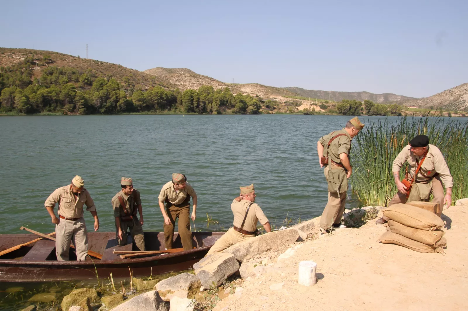 XVIII Recreación de la Batalla del Ebro en Fayón. Foto Carlos Neofato