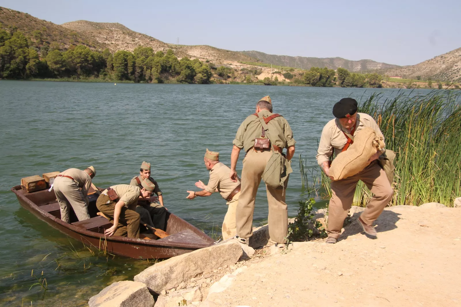 XVIII Recreación de la Batalla del Ebro en Fayón. Foto Carlos Neofato