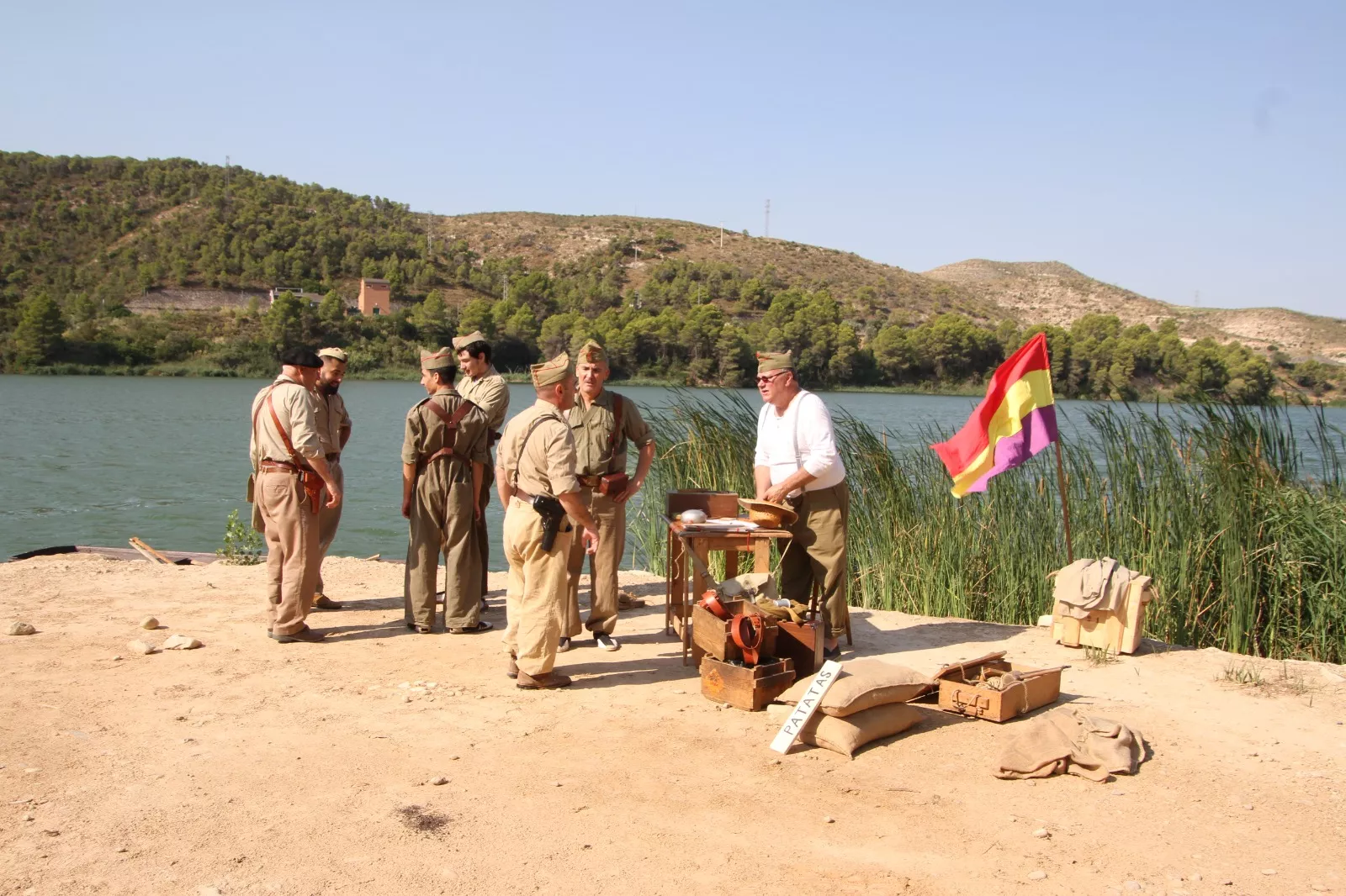 XVIII Recreación de la Batalla del Ebro en Fayón. Foto Carlos Neofato