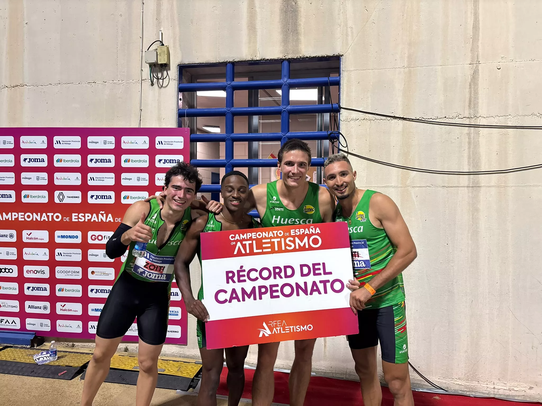 El relevo zoitista, récord del campeonato.