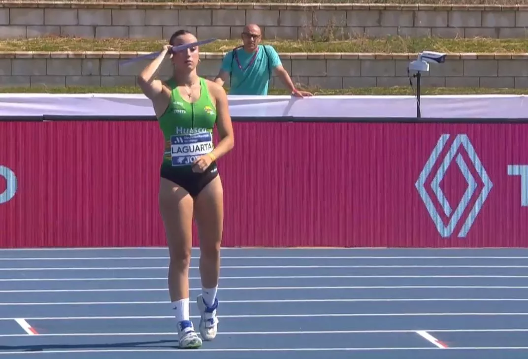 María Laguarta, en competición