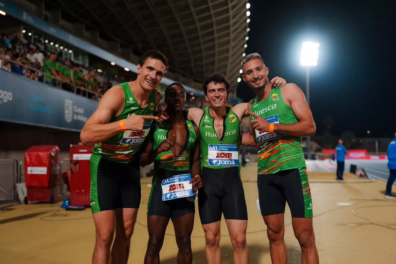 Relevo 4x400 de Intec-Zoiti, campeón de España.