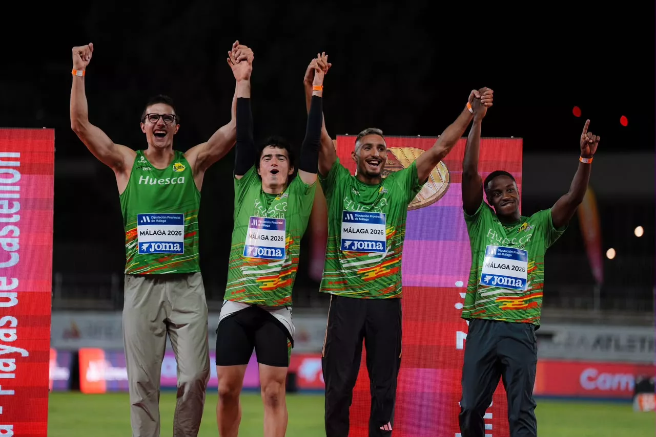 Relevo 4x400 de Intec-Zoiti, campeón de España.
